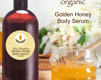 Golden Honey Body Serum: Vitamin C, Manuka Honey, Organic Oils