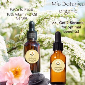 FaCe to FacE 10% Vitamin C & E Oil Serum - Finally, a nourishing Vitamin C Serum with occlusives, made to be gentler than the alternatives image 1
