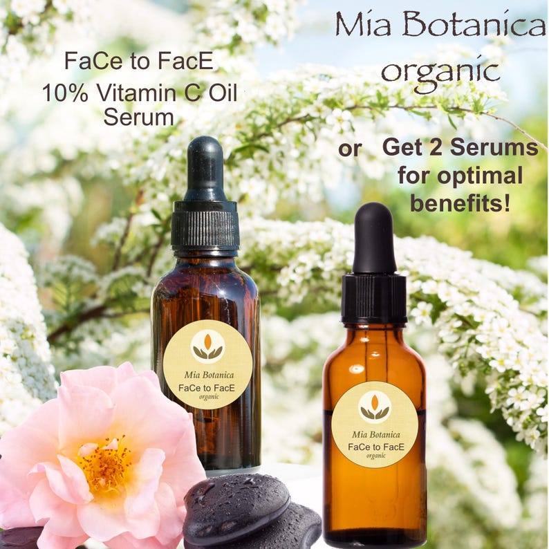 FaCe to FacE 10% Vitamin C & E Oil Serum - Finally, a nourishing Vitamin C Serum with occlusives, made to be gentler than the alternatives image 1