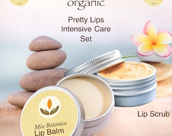 Organic Lip Care Set, Mia Botanica, Herbal Infusion