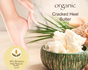 Organic Cracked Heel Butter with Magnesium, Mia Botanica