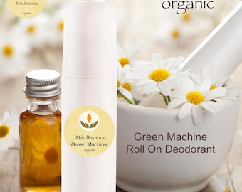 Green Machine Deodorant Roll-On, It's SAFE, works all day some say, it works for 2!  Smell great with extra strength!  No Baking Soda