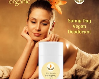 Vegan Sunny Day Deodorant - Fresh all day, no baking soda or aluminum!