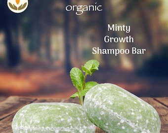 Barra de Menta para el Crecimiento, ¡tan refrescante! Dos aceites reconocidos por estimular el crecimiento, ¡un paseo por el bosque!