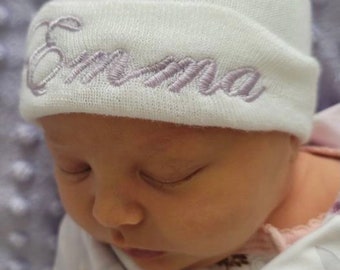 Personalized hospital hat,Embroidered baby hat, embroidered baby gift, embroidered hospital hat,hospital hat with name,personalized baby hat