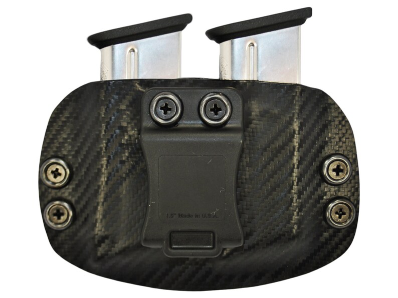 Carbon Fiber Kydex IWB Double Mag Pouch Magazine Carrier Etsy