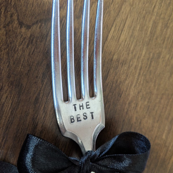 Stamped Fork "The Best is Yet to Come"