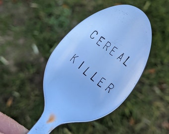 Cereal Killer Stamped Spoon