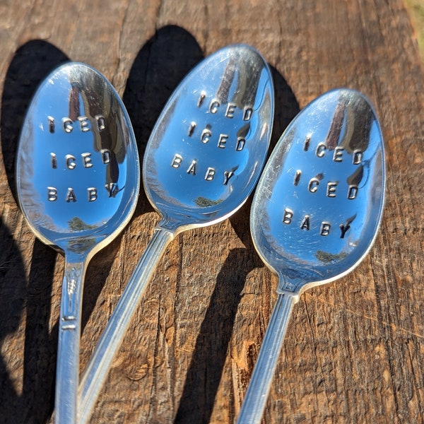 Stamped Iced Tea spoon