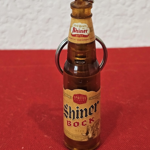 Shiner Bock Keychain & Flashlight