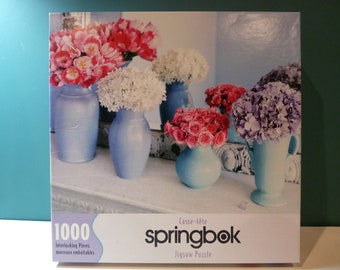 Springbok 1000 Piece Puzzle - 'Floral Reflections' - (PZL4802)