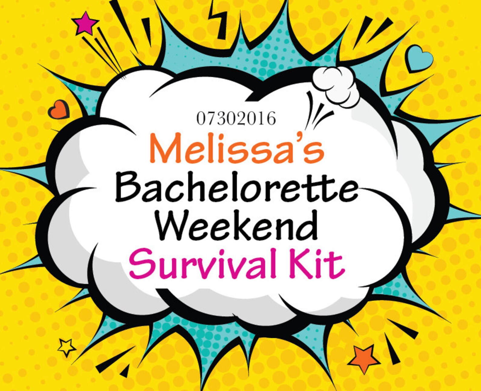 Set of 6 Bachelorette Survival Kit Bachelorette Party - Etsy