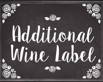 ETICHETTA del vino: Aggiungere un'etichetta complementare prima della spedizione - ordini in corso di elaborazione solo