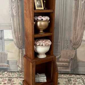 Miniature Cabinet, Dollhouse Cabinet, Estate Miniature, Dollhouse Narrow Cabinet image 2