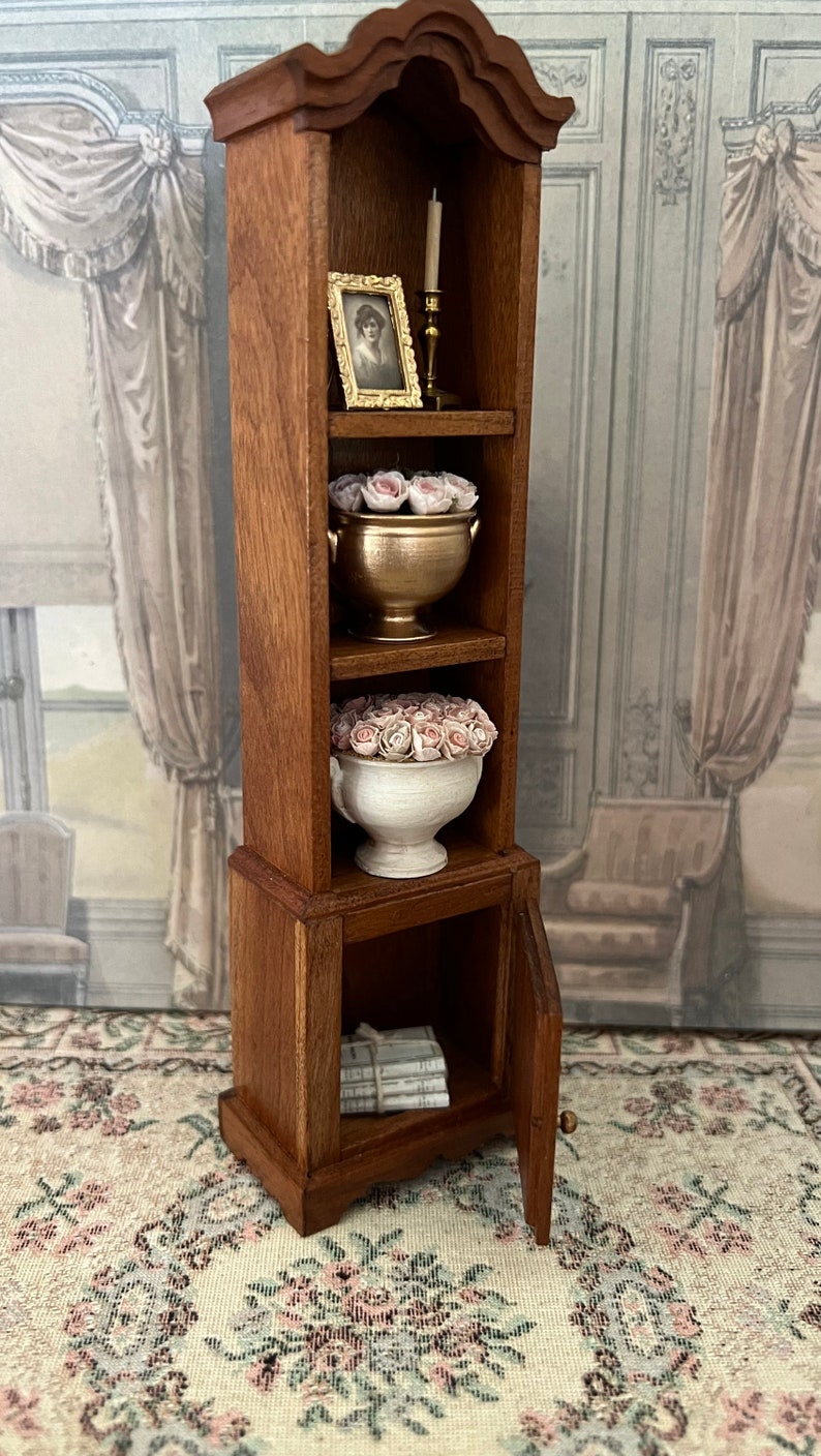 Miniature Cabinet, Dollhouse Cabinet, Estate Miniature, Dollhouse Narrow Cabinet image 2