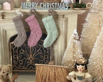 Miniature Christmas Ornaments, Dollhouse Christmas, Miniature Christmas Word, Dollhouse Christmas. Miniature Christmas