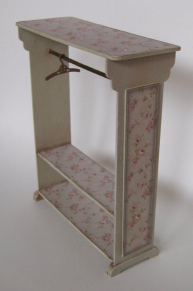 Dollhouse Garment Rack Miniature Clothes Rack Miniature Etsy