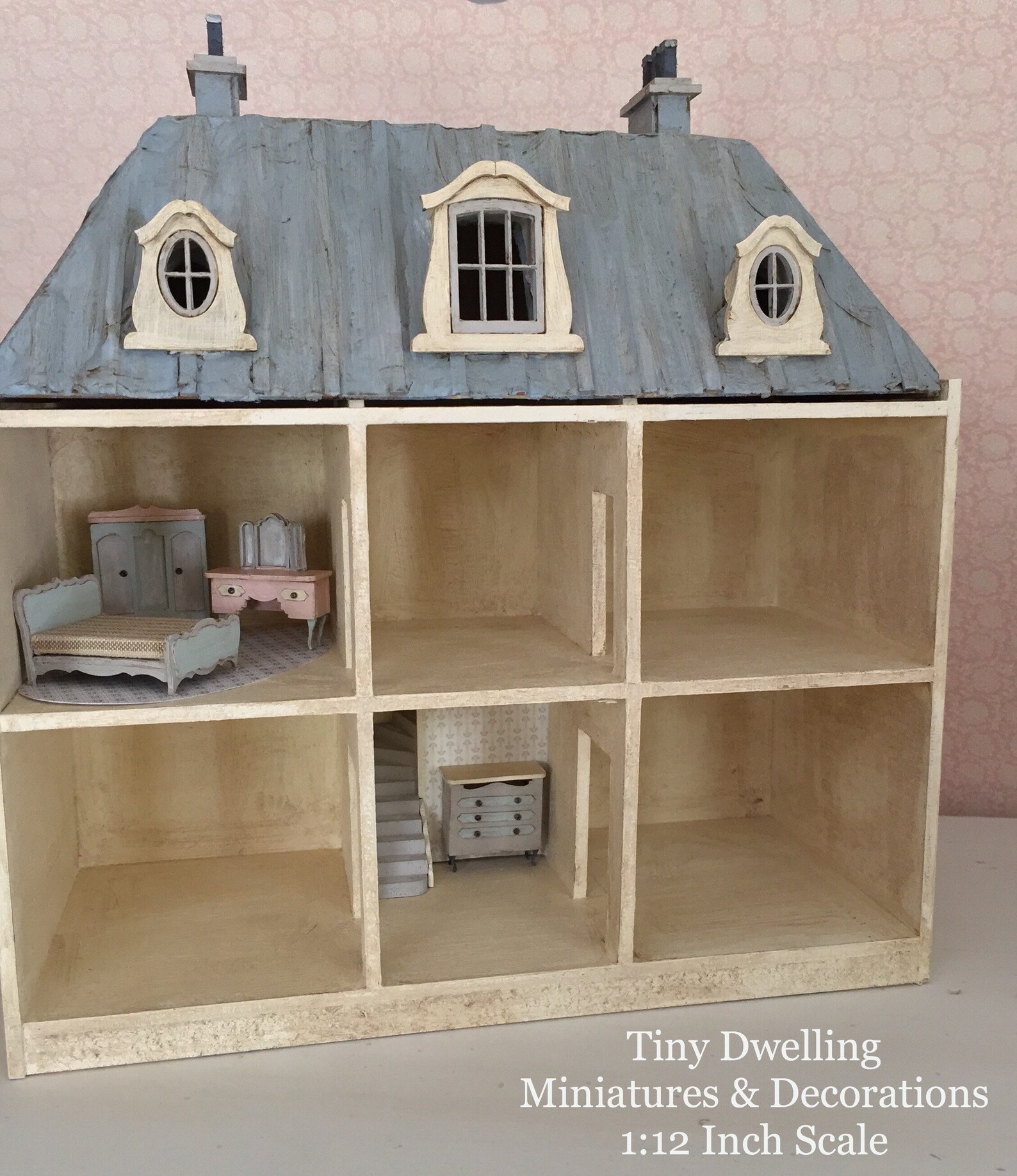 Miniature French Chateau Dollhouse Chateau Dollhouse French Etsy