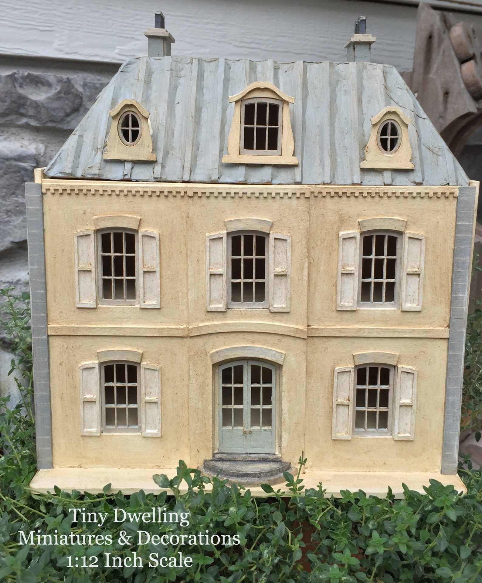 Miniature French Chateau Dollhouse Chateau Dollhouse French Etsy