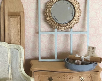 Miniature Wall Mirror, French Country Miniatures, Miniature Mirror