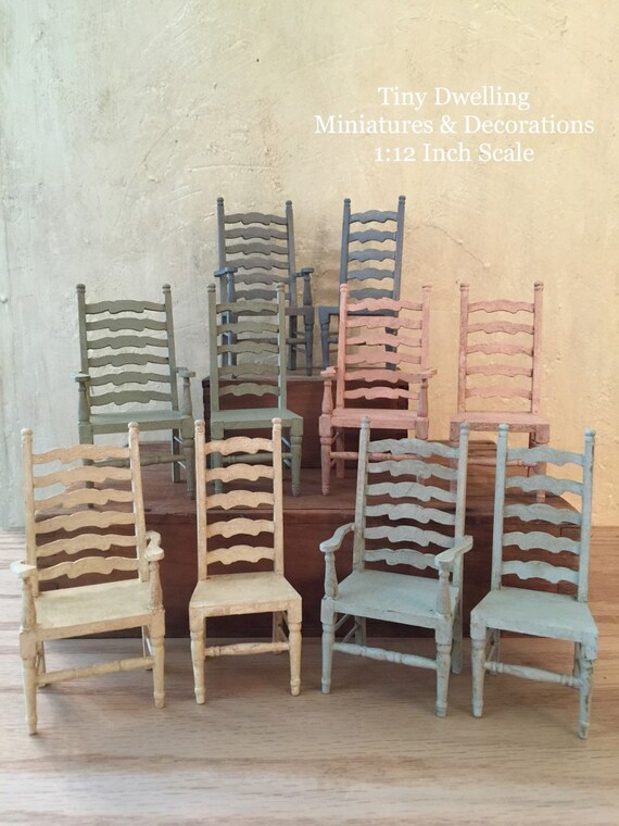 miniature dollhouse chairs