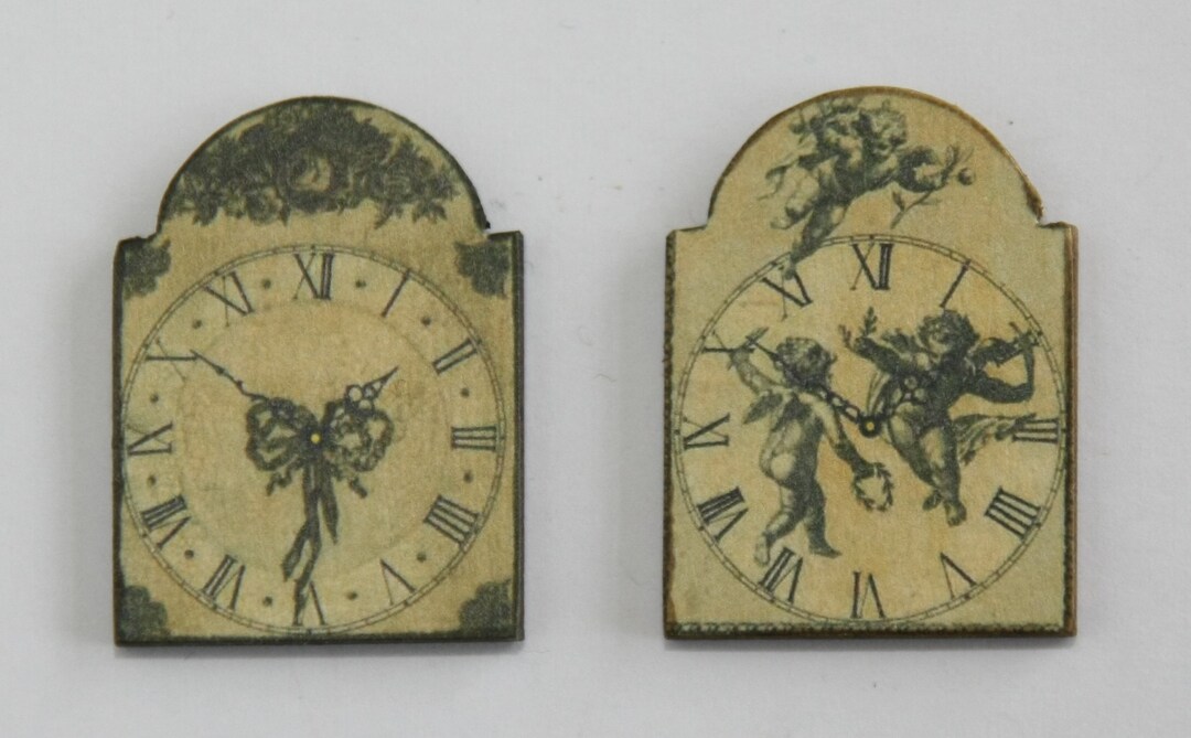 Dollhouse Wall Clock Miniature Clock Miniature KIT - Etsy