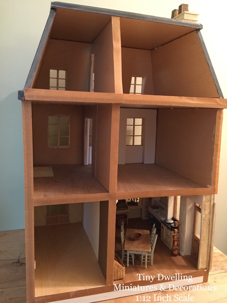 French Dollhouse Miniature Chateau Dollhouse French Etsy