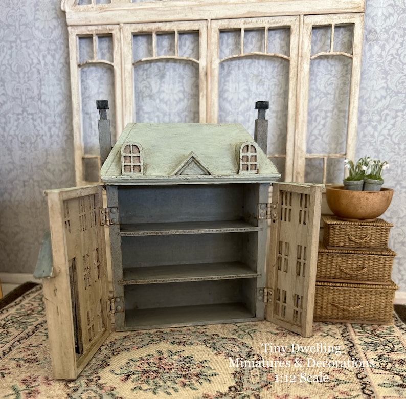 Miniature Dollhouse, Dollhouse for Dollhouse, Miniature Toy Shop, Dollhouse Toy, Dollhouse, Miniature House image 4