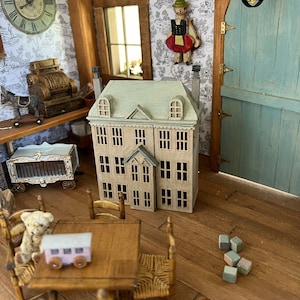 Miniature Dollhouse, Dollhouse for Dollhouse, Miniature Toy Shop, Dollhouse Toy, Dollhouse, Miniature House image 2