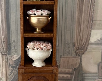Miniature Cabinet, Dollhouse Cabinet, Estate Miniature, Dollhouse Narrow Cabinet
