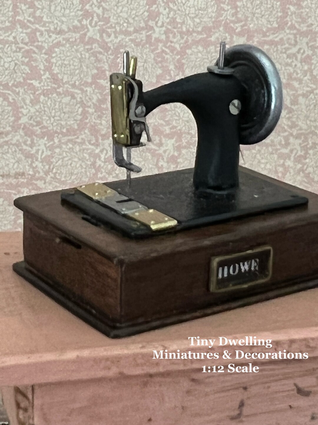 Miniature Sewing Machine, Miniature Sewing, Dollhouse Sewing Machine, Estate Miniatures Etsy