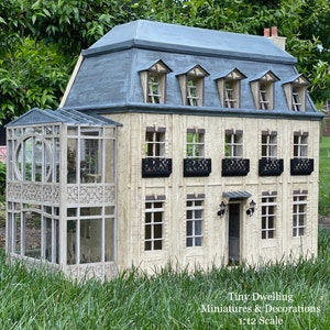 French Dollhouse, Miniature Chateau, Dollhouse, French Dollhouse, French Country Dollhouse image 1