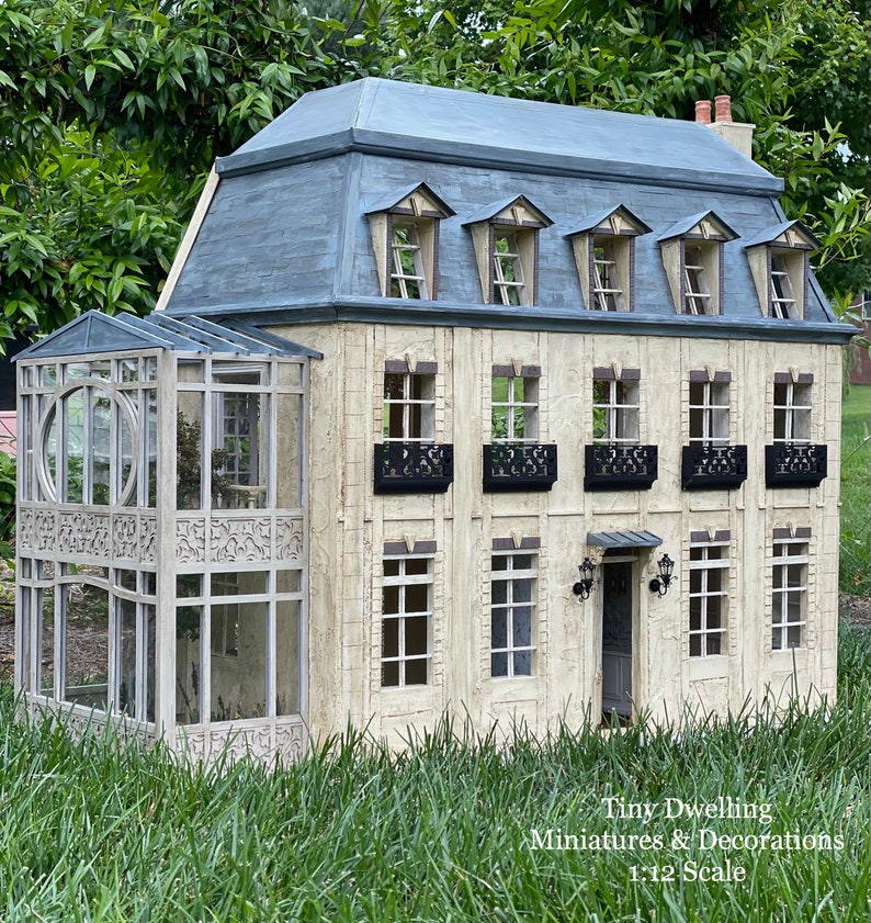 French Dollhouse, Miniature Chateau, Dollhouse, French Dollhouse, French Country Dollhouse image 1