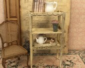 Dollhouse Etagere, Miniature Etagere, Miniature Shelves, Dollhouse Shelf
