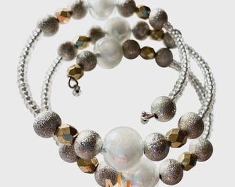 Pulsera veneciana - Joyería de cristal de Murano - Pulsera de diseño italiano - Joyería de cristal - Hecha a mano en Italia