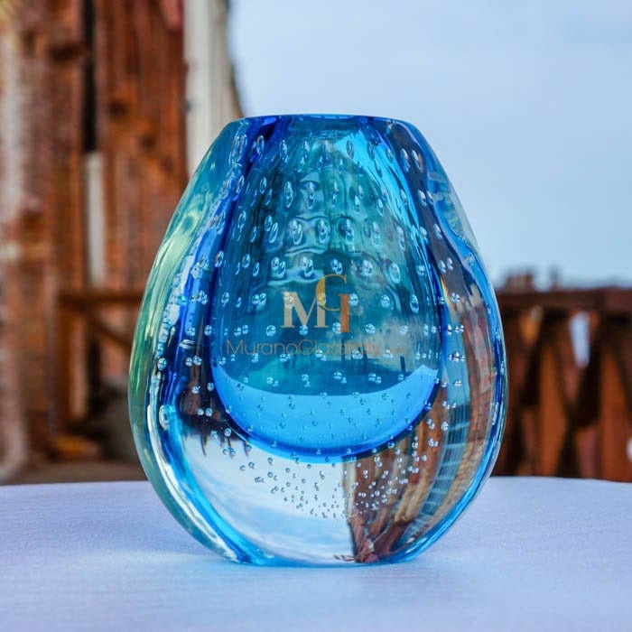 Vintage Italian Zecchin Style Murano Glass Art Deco Design