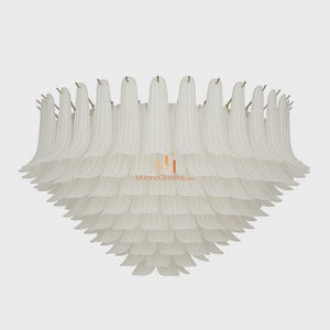 Crystal Ceiling Lights - Italian Ceiling Light - Wired For Your Country - Hand Blown Lighting Made in Venice