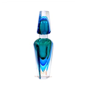 Glass Perfume Bottle - Murano Perfume Bottle - Decorative Perfume Bottle - Gift For Her - Glass Scent Bottle - Handmade Gift - Made in Italy