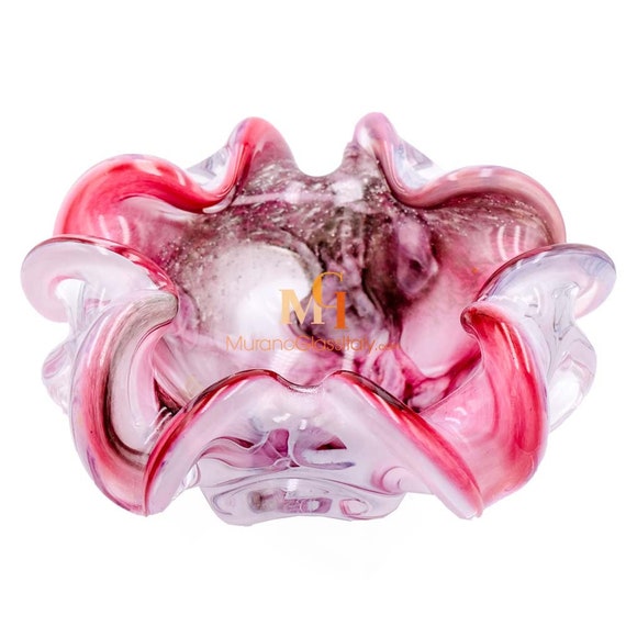 Art Glass Murano Glass Bowl ムラーノピンクボウル Murano Pink Bowl | OFFICIAL MURANO GLASS SHOP