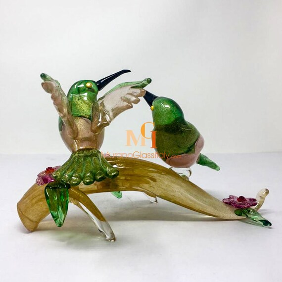 イタリア｜murano/ムラーノ｜ガラスオブジェクト｜鳥｜ヴェネツィア