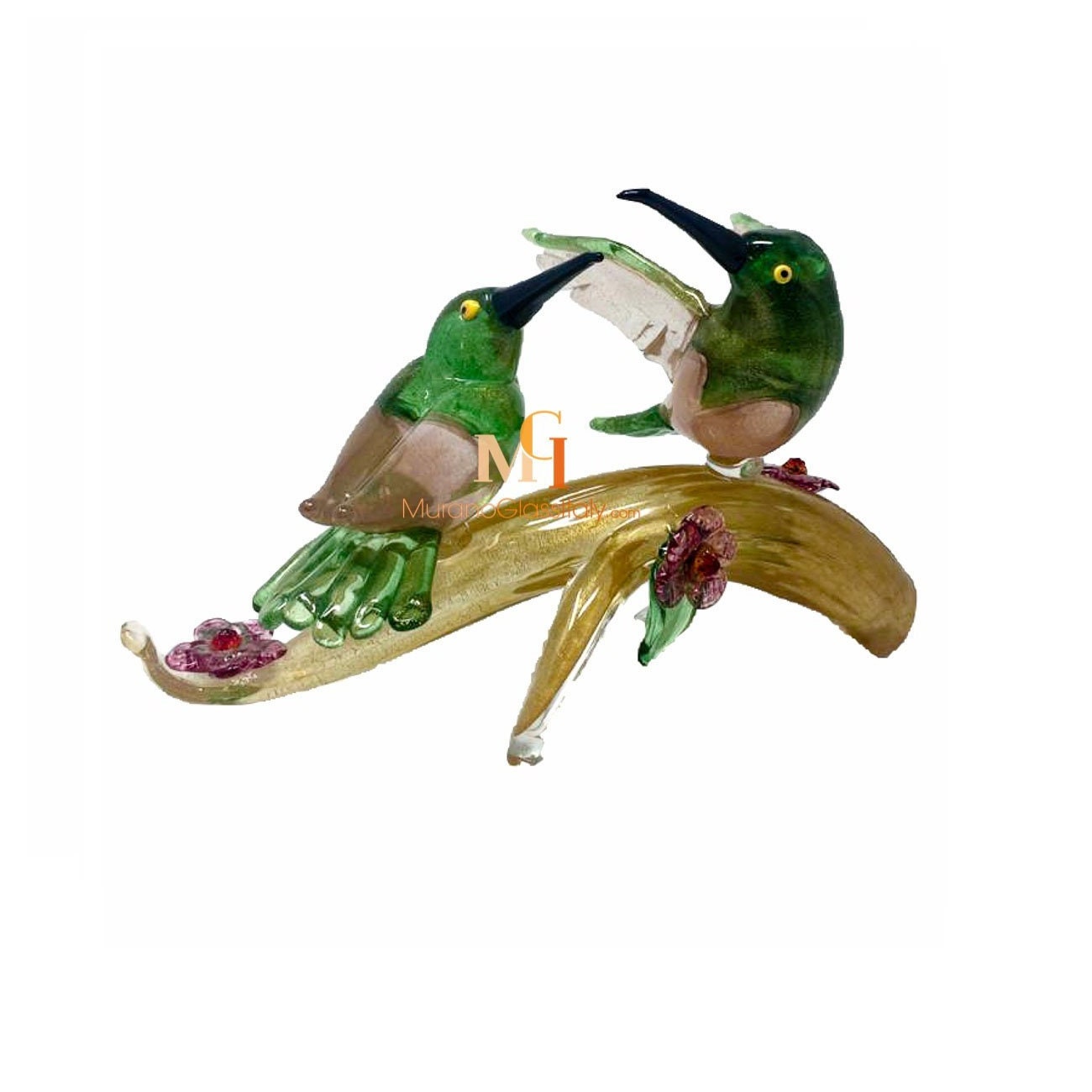 イタリア｜murano/ムラーノ｜ガラスオブジェクト｜鳥
