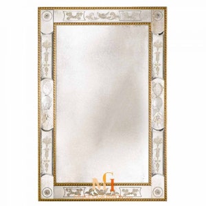 Venetian Mirror - Italian Mirror - Murano Art Glass - Handmade in Venice, Italy