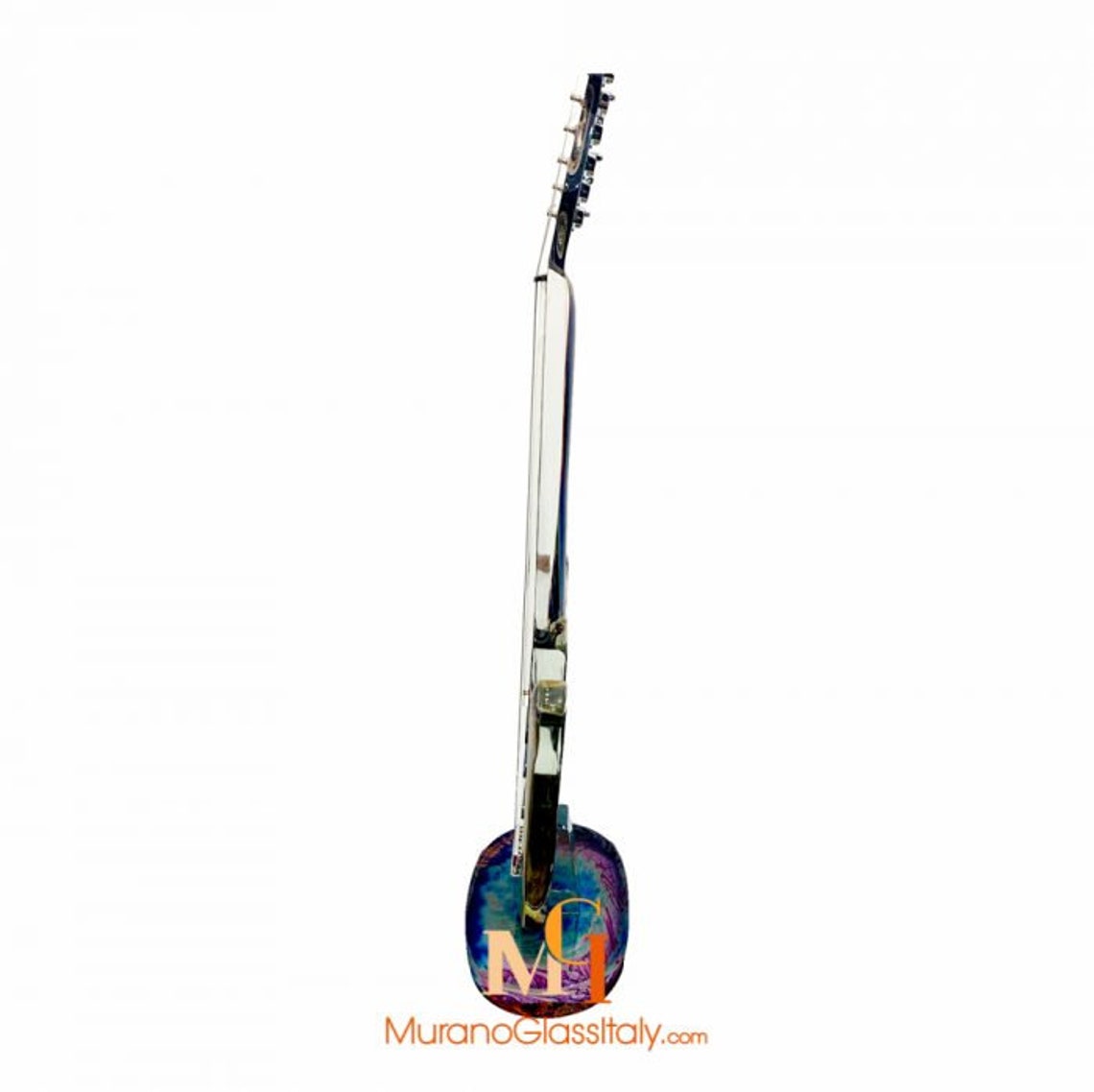 Art Glass Guitar Original Murano Glass Sculpture Glass Instrument