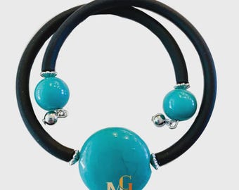 Pulsera de cristal veneciano – Joyas de cristal de colores – Pulsera de cristal de Murano – Regalo de cristal italiano soplado a mano – Hecho a mano en Venecia