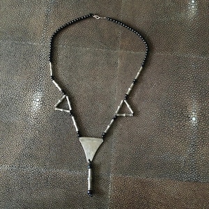 TUAREG NECKLACE,Lahia necklace,Tuareg jewelry,African jewelry,African necklace,ethnic jewelry,ethnic necklace,Tuareg ismana beads,Niger