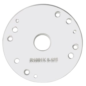 3/8&quot; Thick 6.125&quot; Circle baseplate Upgrade with Bushing Compatibility for Ryobi R1631K
