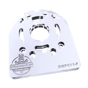 3/8&quot; Thick Router Baseplate Upgrade with Bushing Compatibility for Dewalt DWP611 / DCW600 / PC450