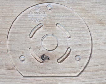 Blemished precision machined base plate for Bosch RA1166