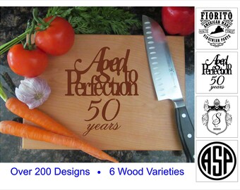 Laser Engraved Engagement Anniversary Maple Cherry Sapele Housewarming Personalized Cutting Board Walnut Custom Wedding Gift