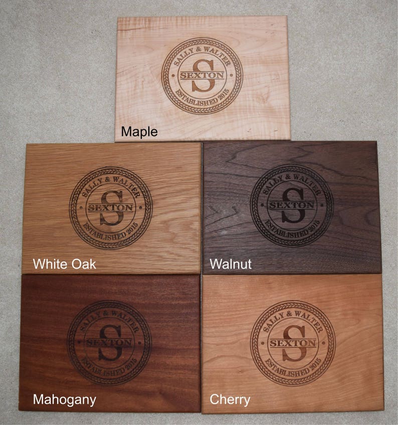 Personalized Cutting Board Laser Engraved Custom Wedding Etsy.de